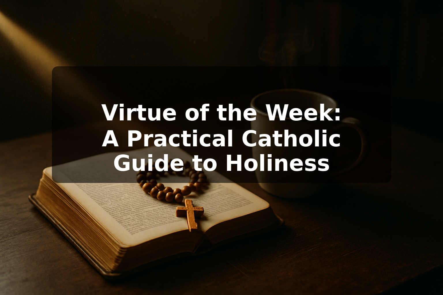 Virtue of the Week: A Practical Catholic Guide to Growing in Holiness