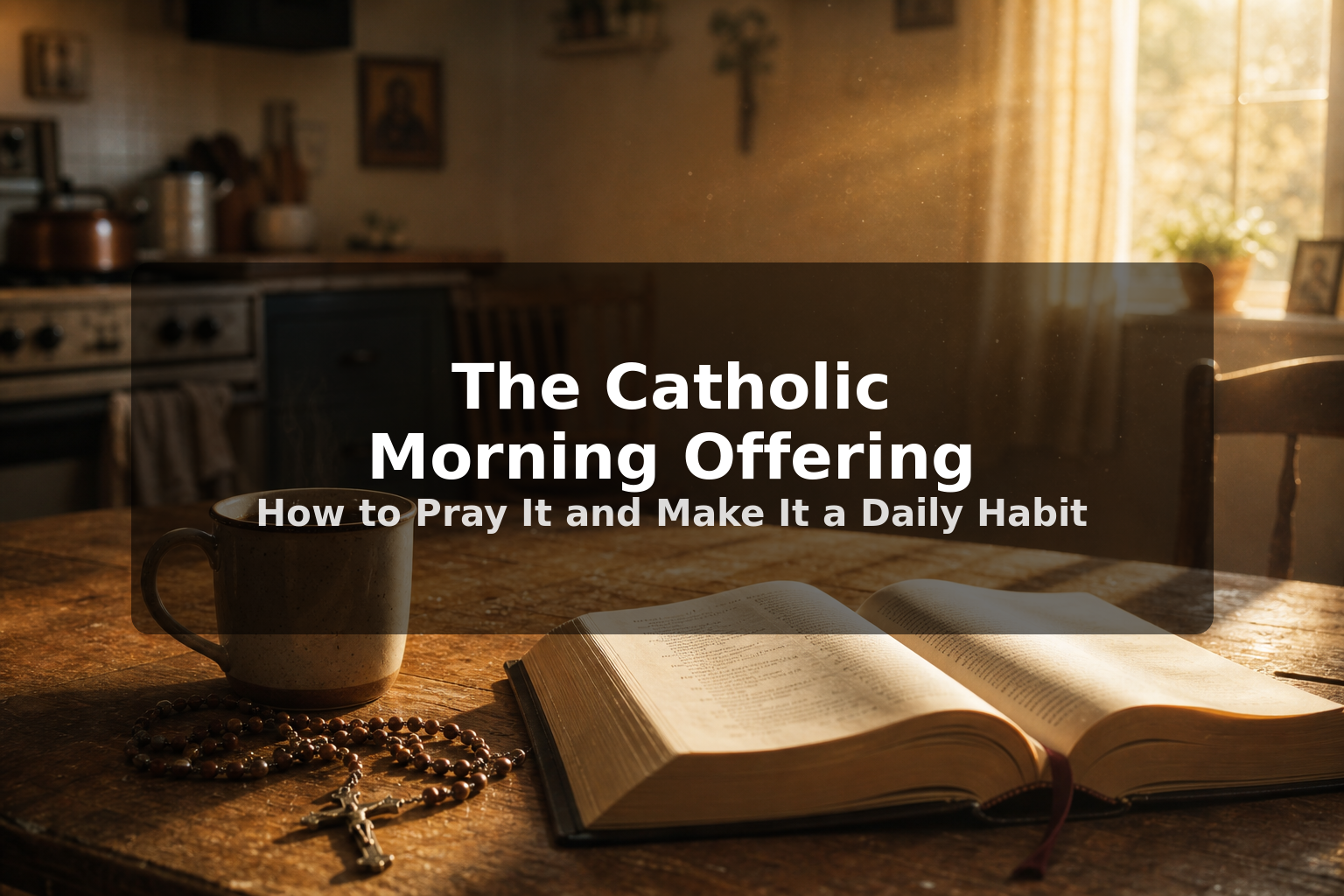 The Catholic Morning Offering: How to Pray It and Make It a Daily Habit
