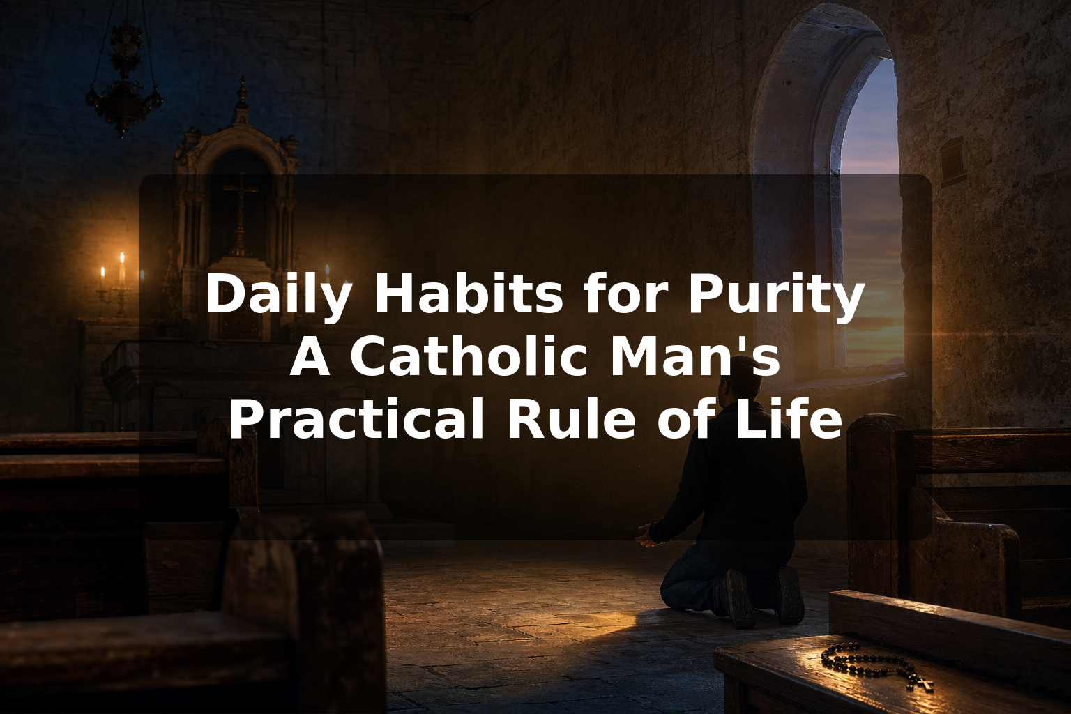 Daily Habits for Purity: A Catholic Man’s Practical Rule of Life