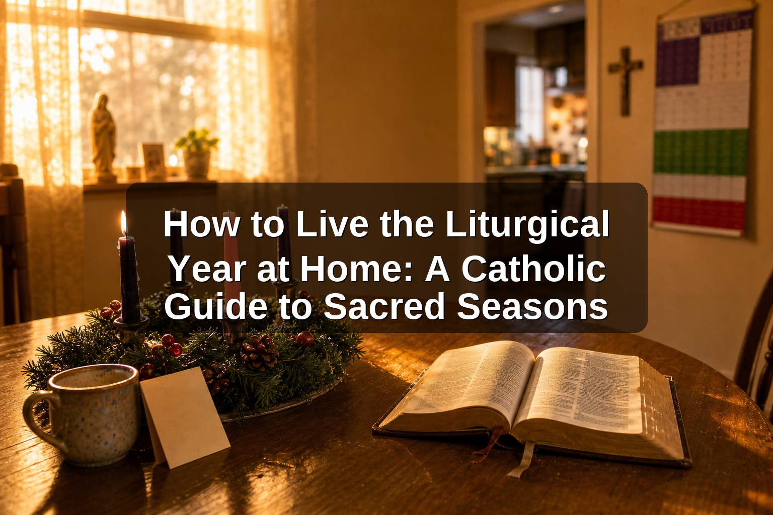 How to Live the Liturgical Year at Home: A Catholic Guide to Sacred Seasons