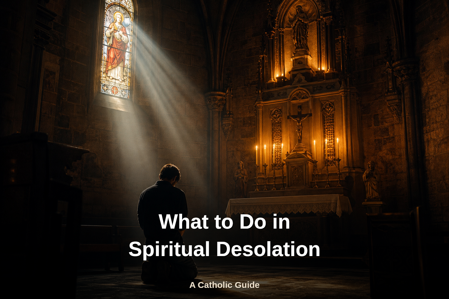 What to Do in Spiritual Desolation: A Catholic Guide to Getting Through the Darkness