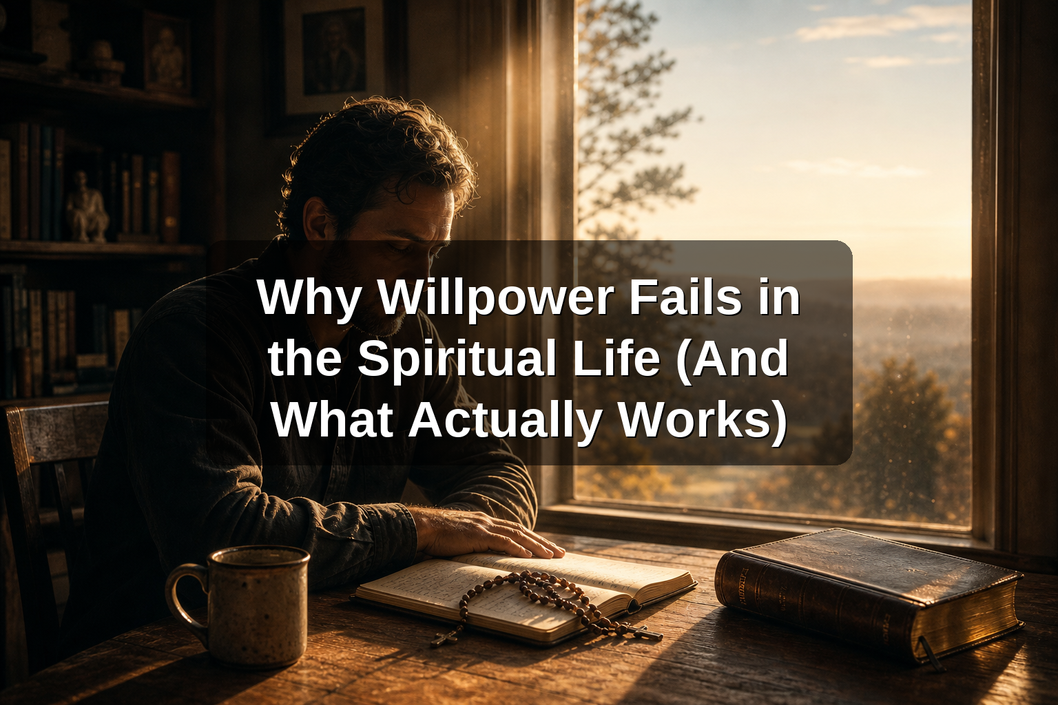 Why Willpower Fails in the Spiritual Life (And What Actually Works)