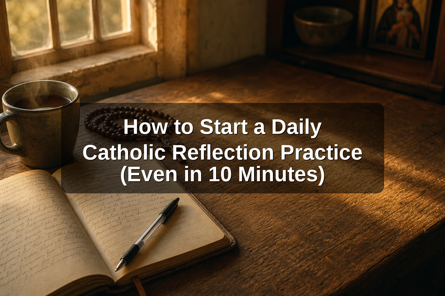 How to Start a Daily Catholic Reflection Practice (Even in 10 Minutes)
