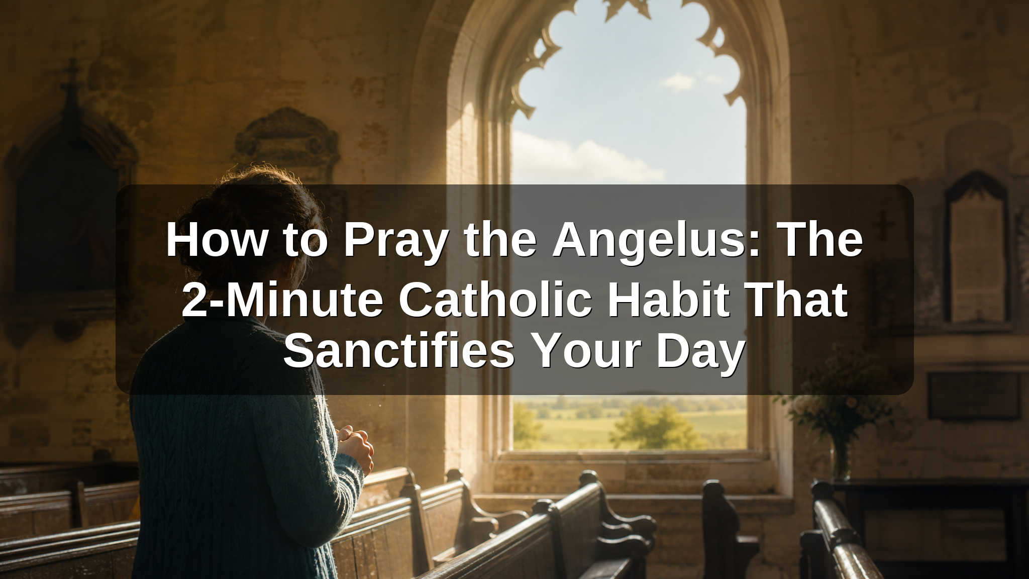How to Pray the Angelus: The 2-Minute Catholic Habit That Sanctifies Your Day