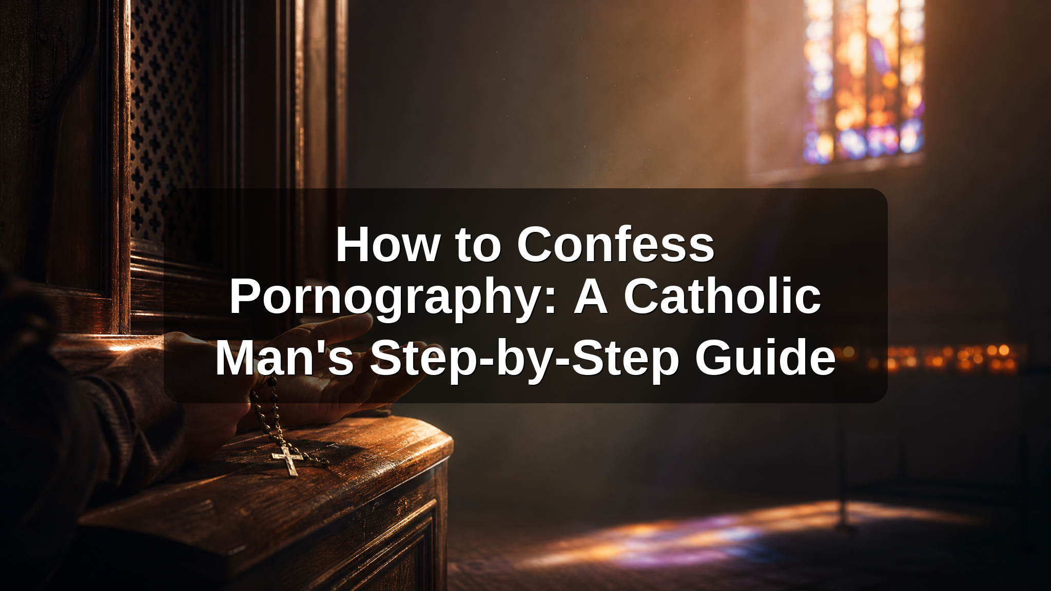 How to Confess Pornography: A Catholic Man’s Step-by-Step Guide