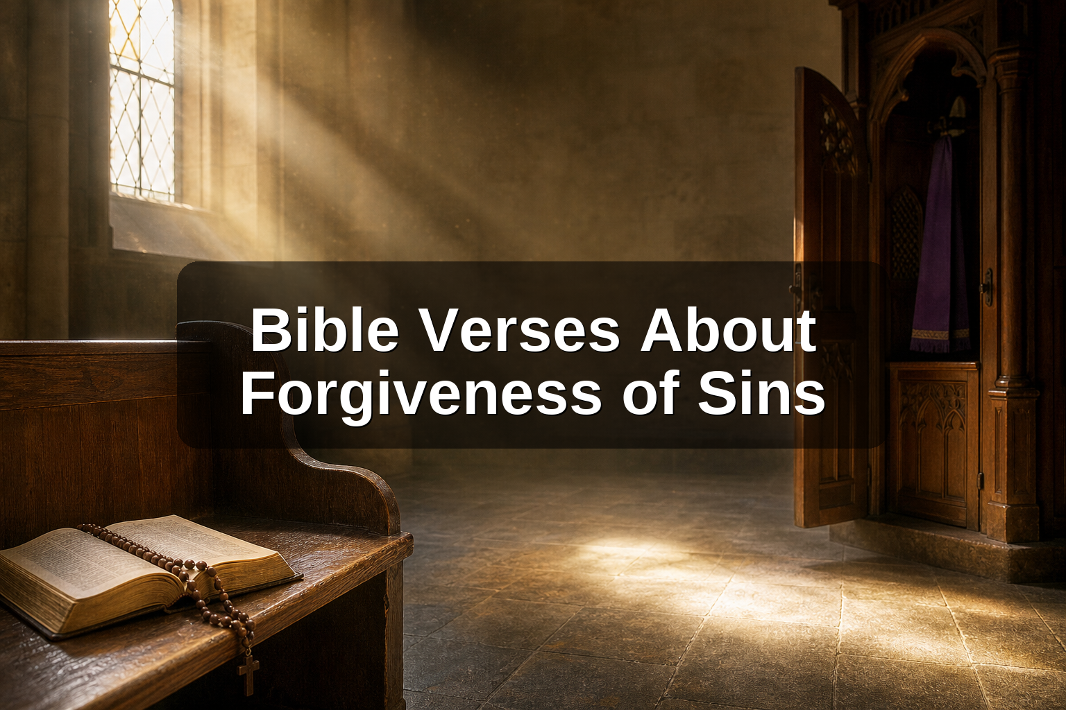 Bible Verses About Forgiveness of Sins: 12 to Pray Daily